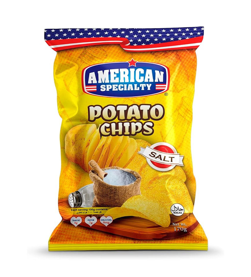 American Specialty Potato Chips – Salt Flavor 170g
