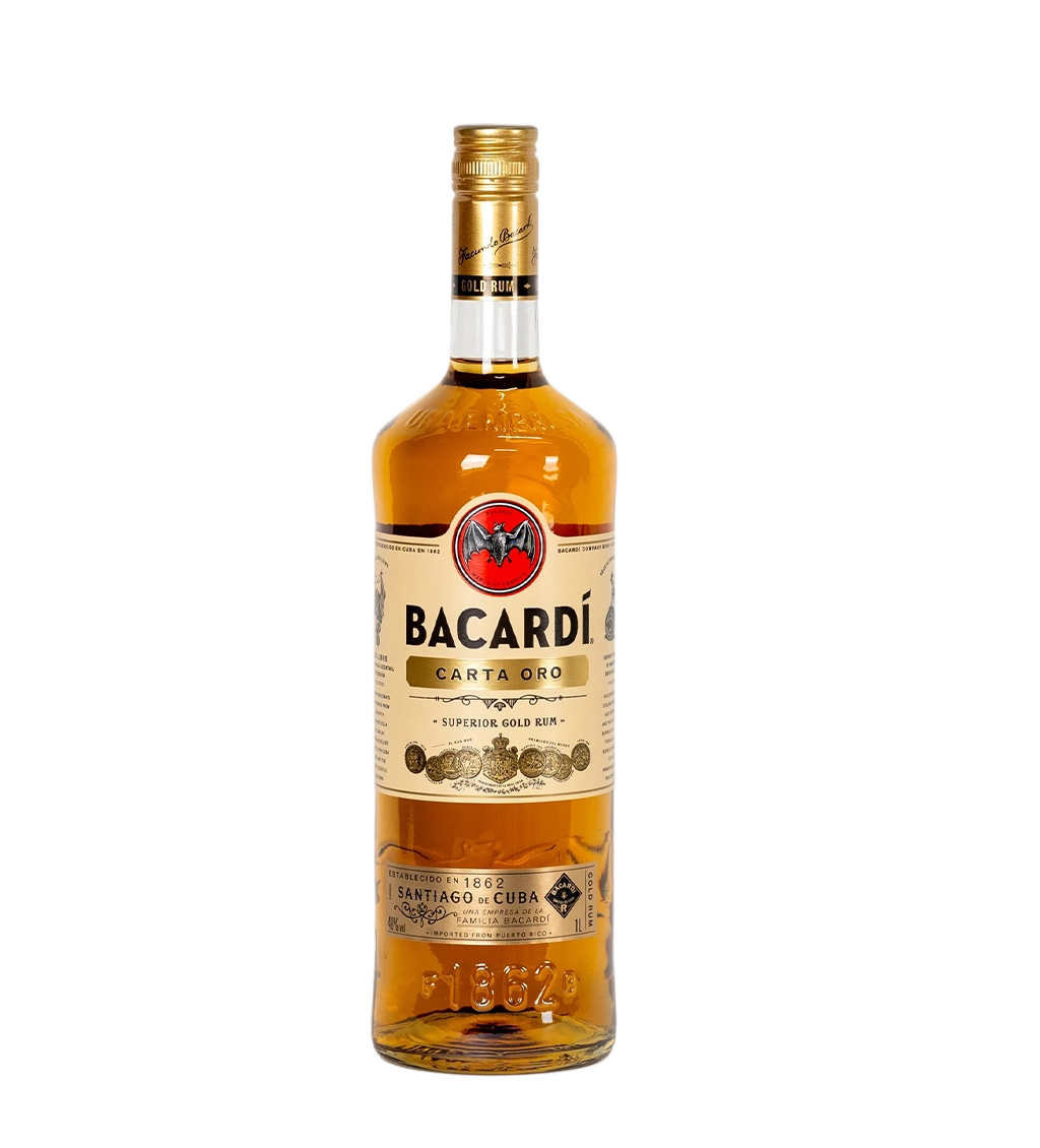 Bacardi Carta Oro Rum 1L