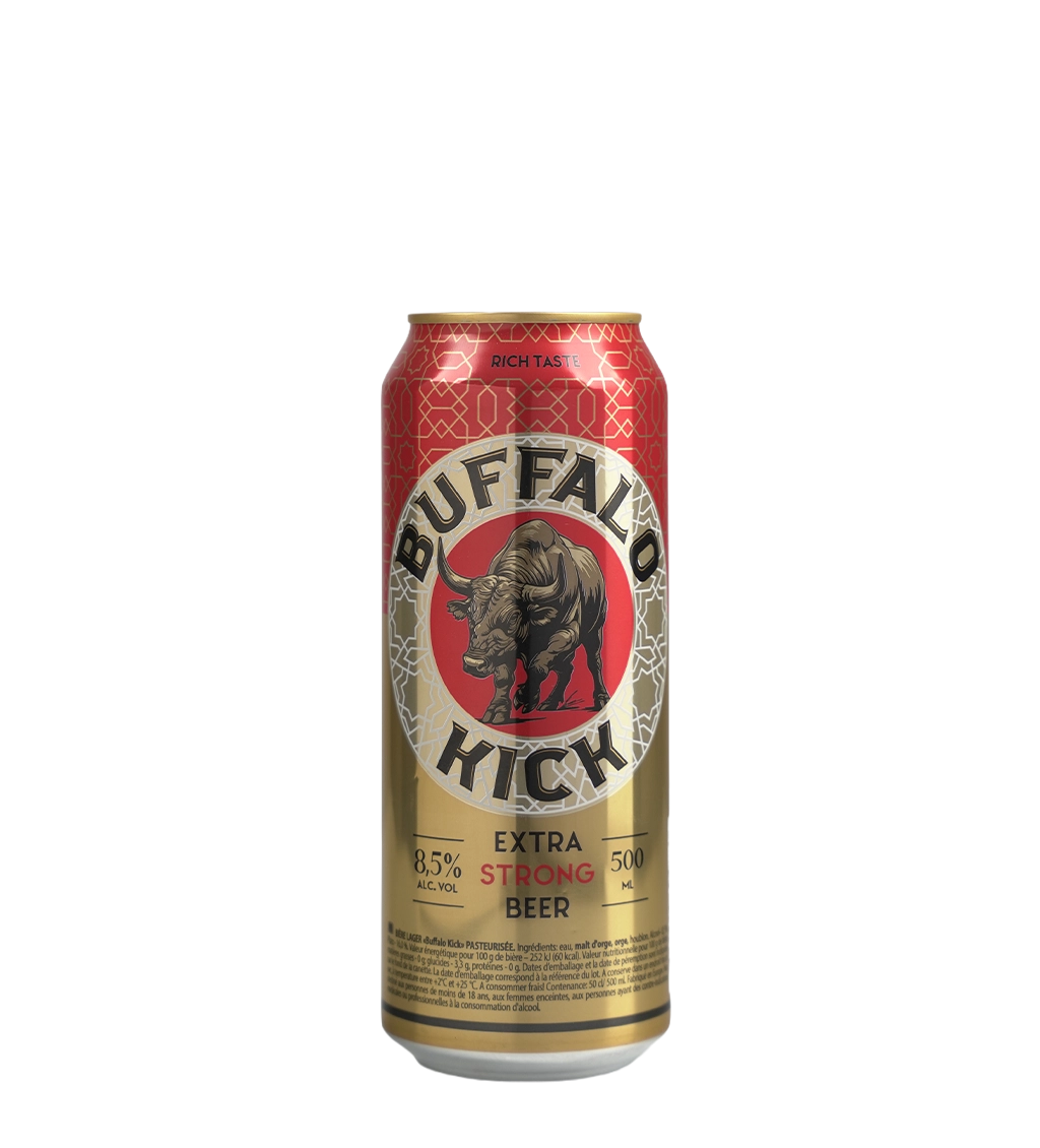 Buffallo Kick 8.5% Extra Strong Beer Can 500ml