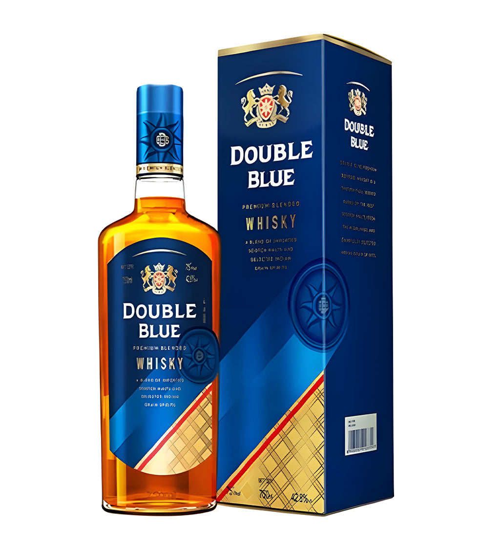 Double blue deluxe Whisky 750ml