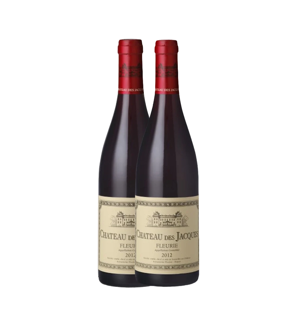 Fleurie, Chateau Des Jacques, Louis Jadot 750ml Pack of 2