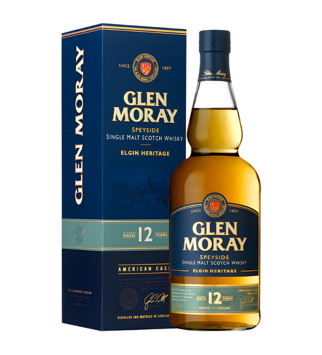 Glen Moray 12 YO Single Malt Scotch 700ml