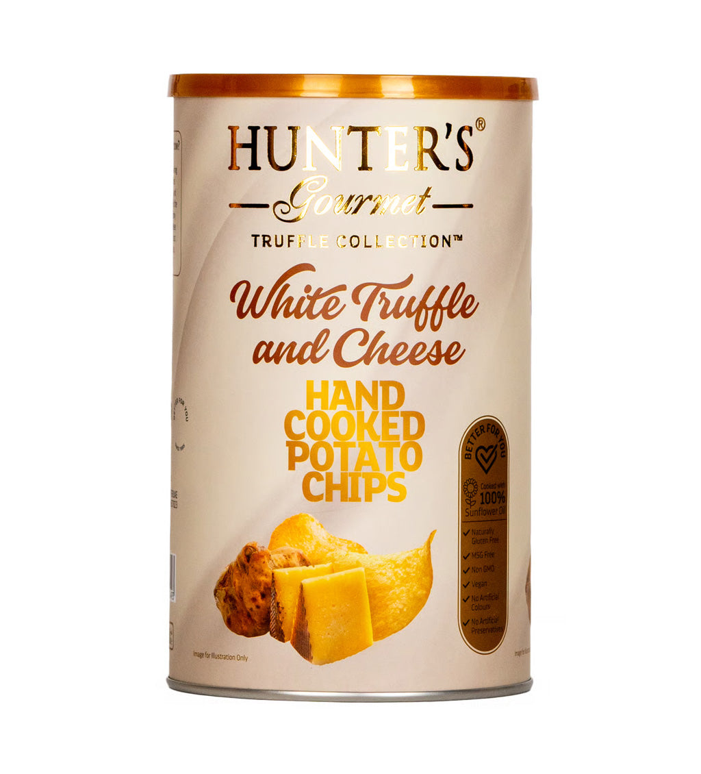 Hunter's Gourmet Potato Chips White Truffle & Cheese