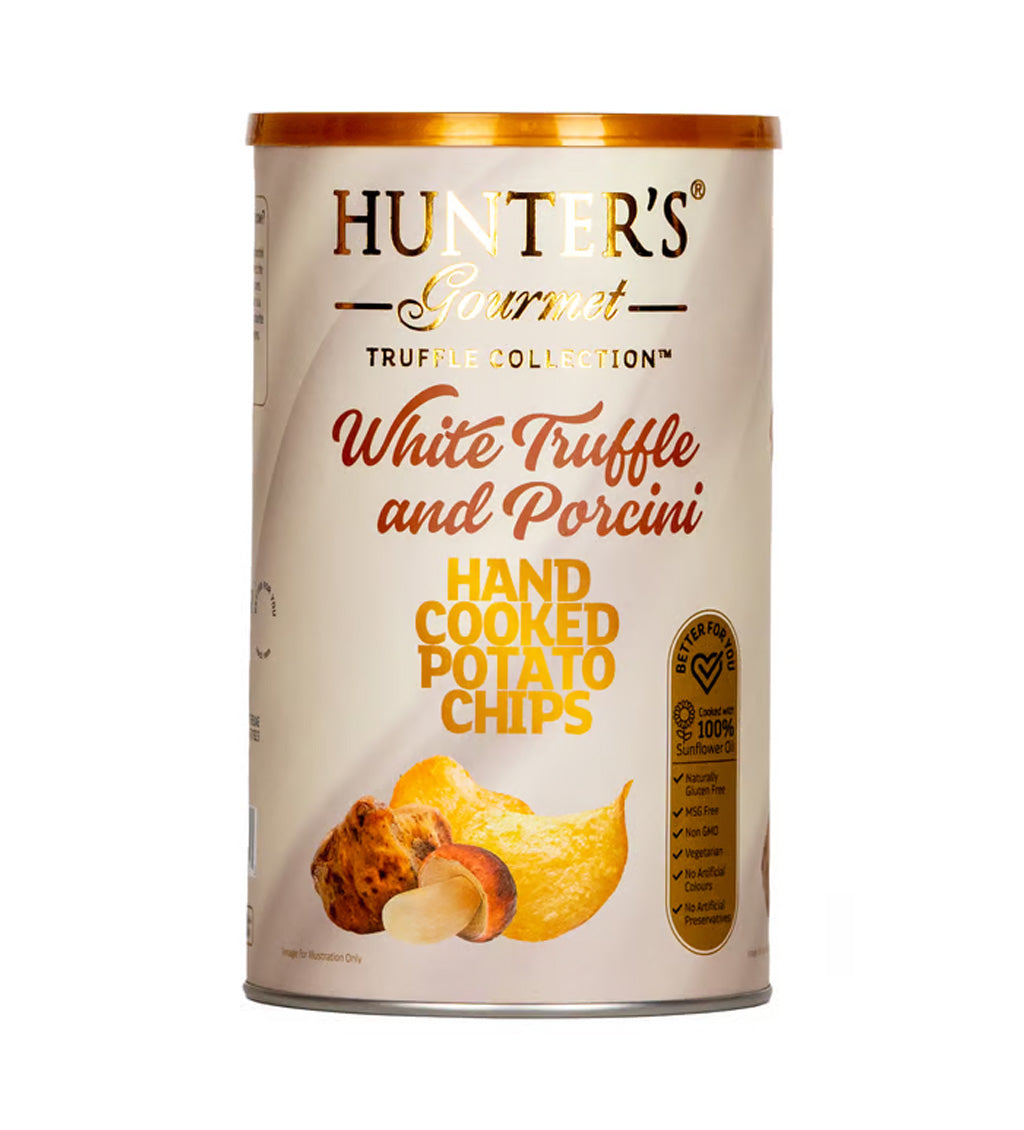 Hunter's Gourmet Potato Chips White Truffle & Porcini
