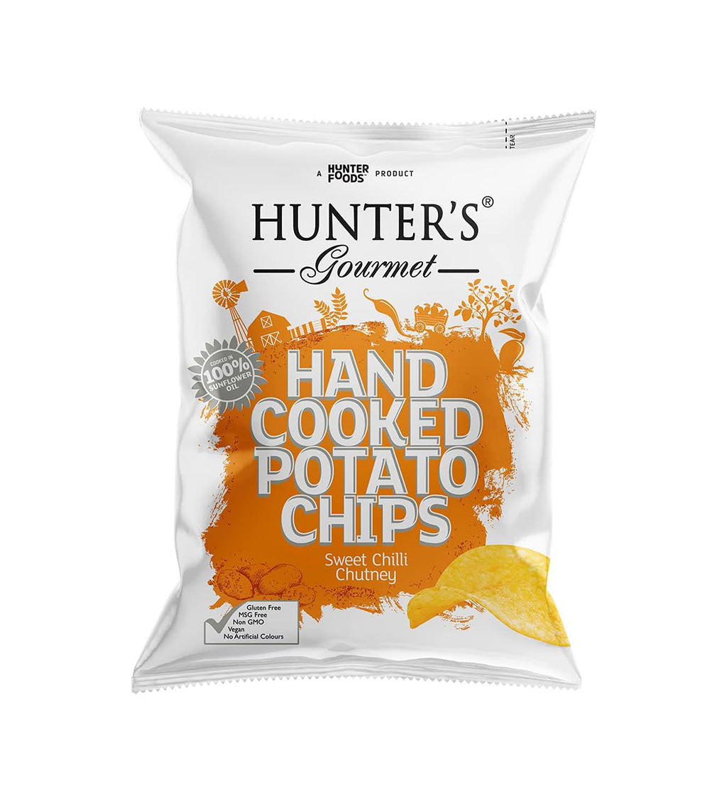 Hunter's Gourmet Sweet Chilli Chutney Hand Cooked Potato Chips