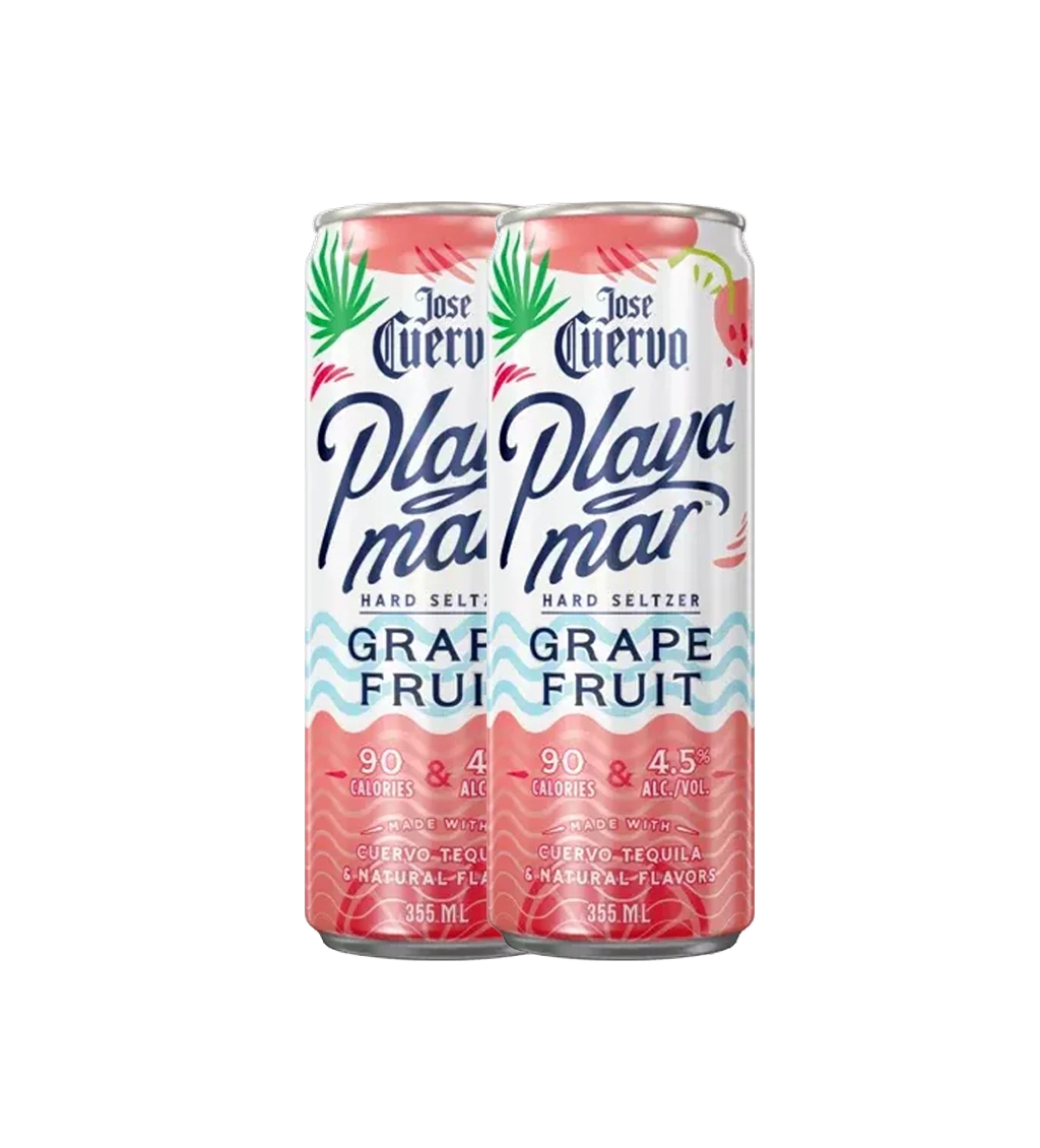Jose Cuervo Playamar Grape Fruit 355ml Pack of 2