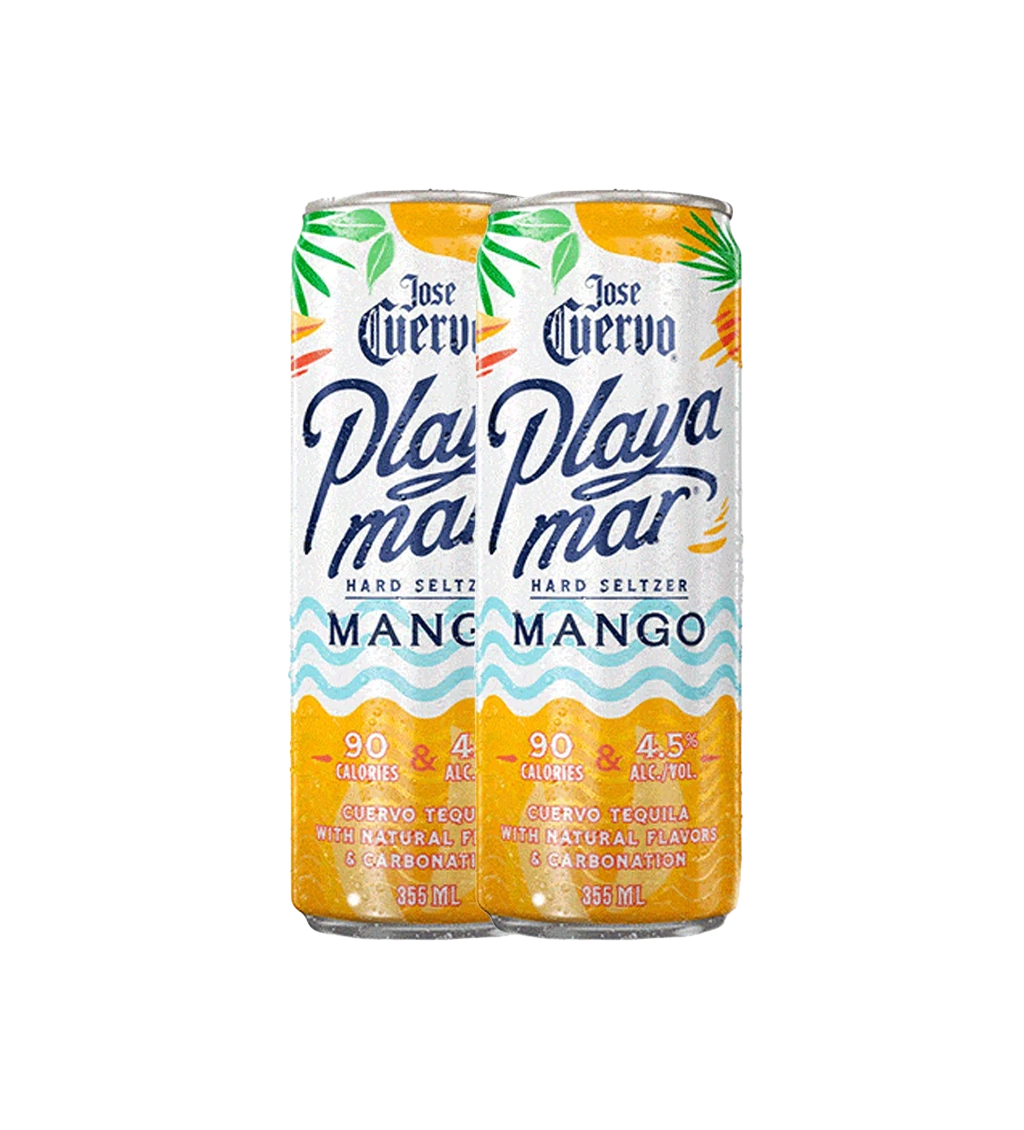 Jose Cuervo Playamar Mango 355ml Pack of 2