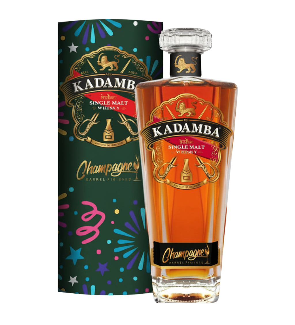 Kadamba Indian S-Malt Champagne Barrel Finished 750ml
