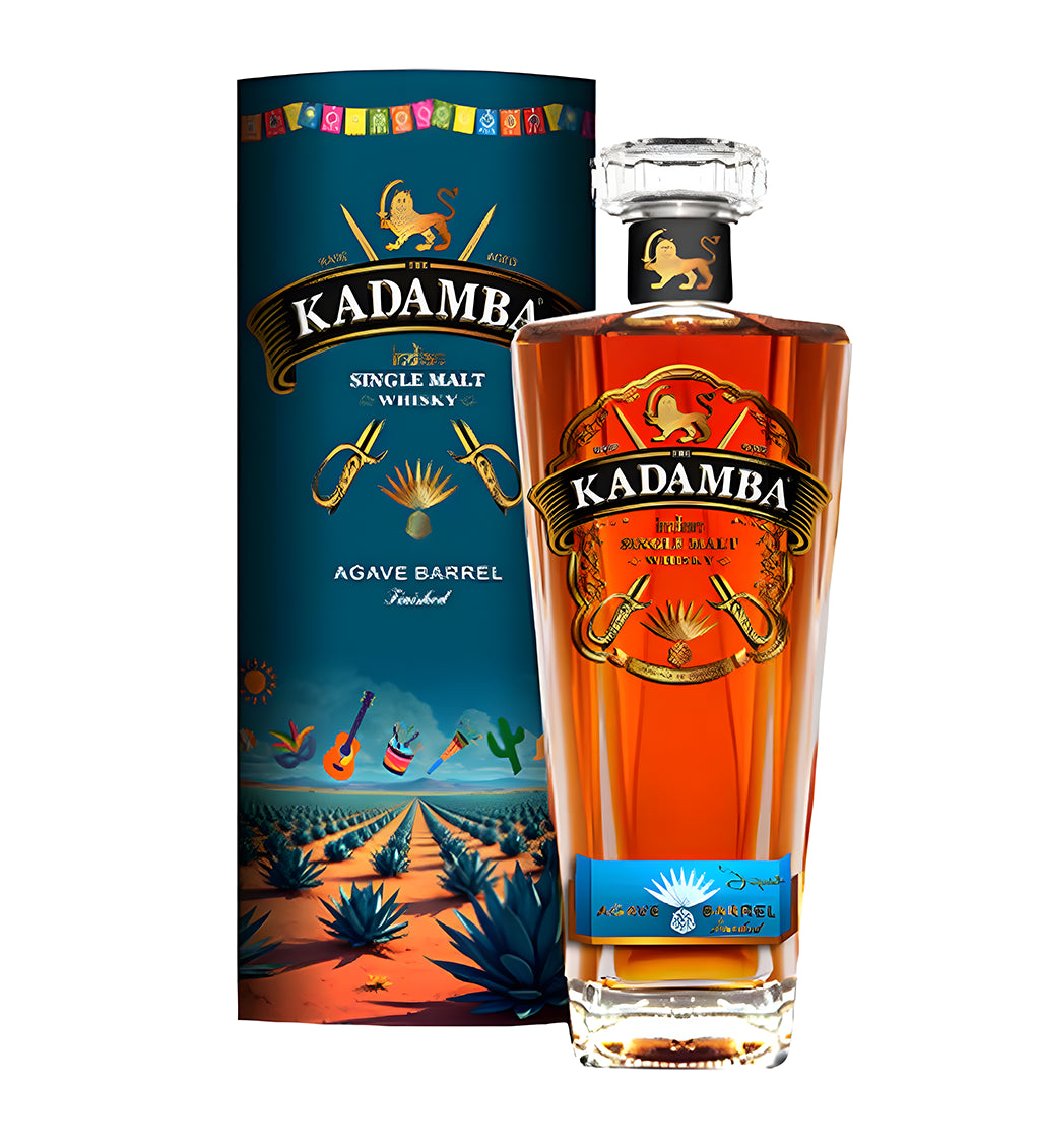 Kadamba Indian S-Malt Whisky Agave Barrel Finished 750ml