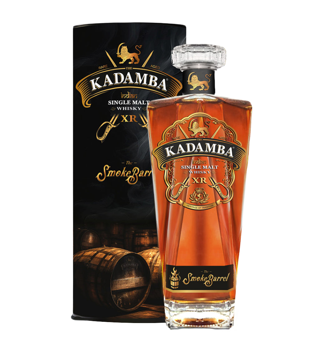 Kadamba Indian S-Malt Whisky (XR) The Smoke Barrel 750ml