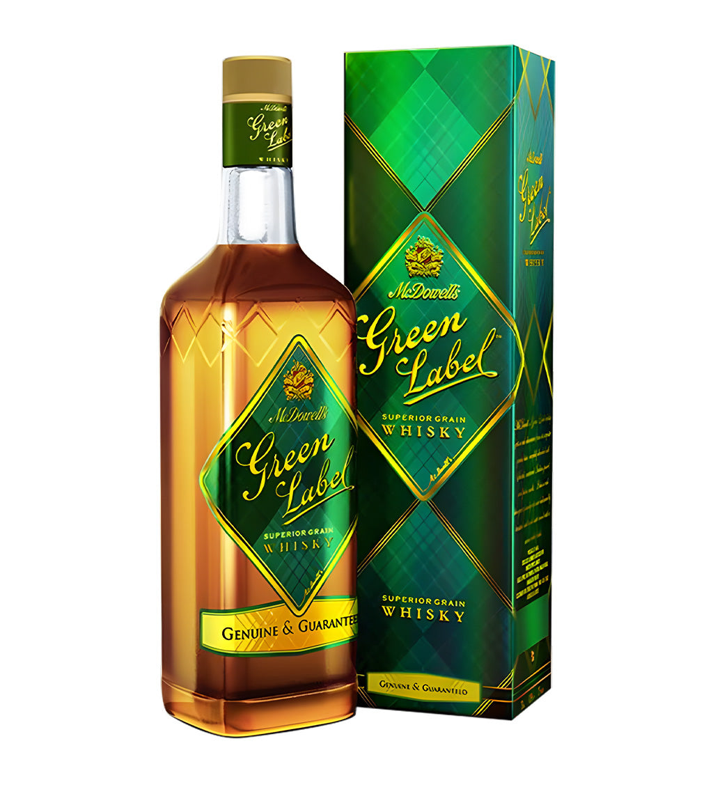 MrDowells Green Label Whisky 750ml