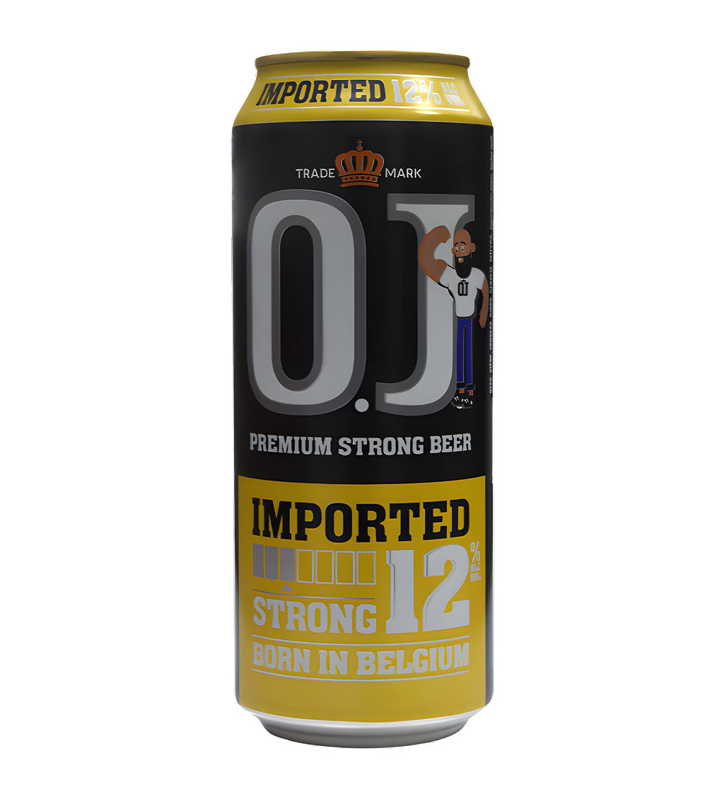 O.J Strong 12% Beer Can 500ml