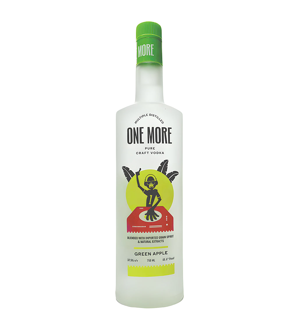 One More Craft Green Apple Vodka 750ml
